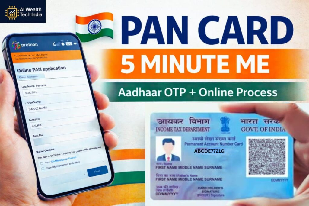 Aadhaar Se PAN Apply
